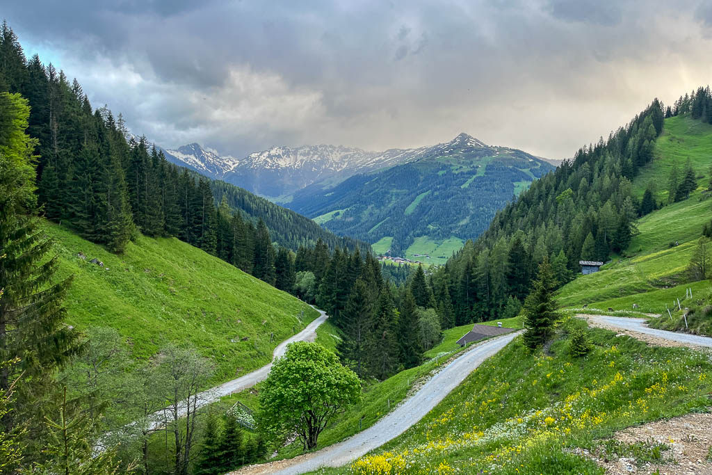 Blick ins Alpbachtal auf dem Rückweg von der Gratlspitz