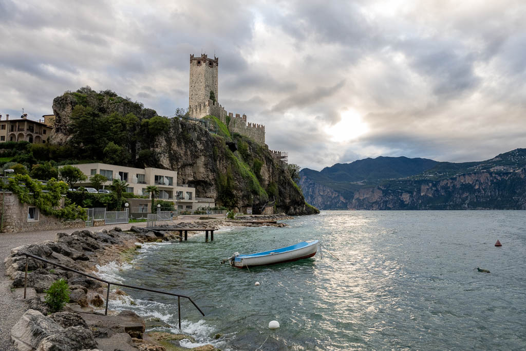 Malcesine Burg vom Strand