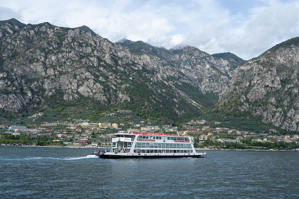 Fähre nach Limone auf dem Gardasee