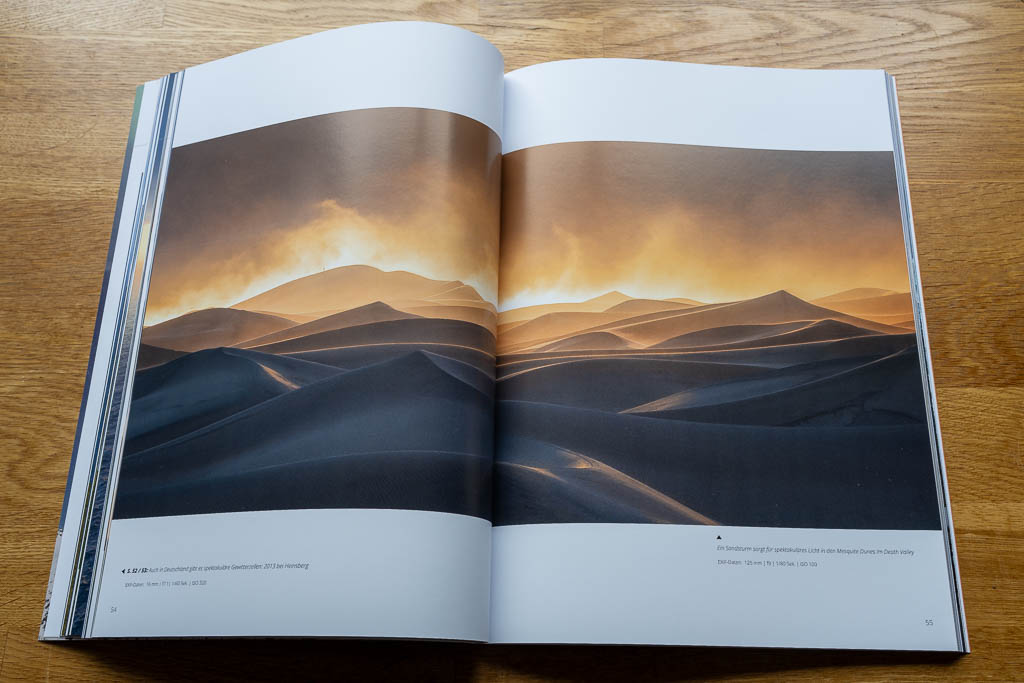 Tolle Lichtstimmung bei einem Sandsturm im Death Valley