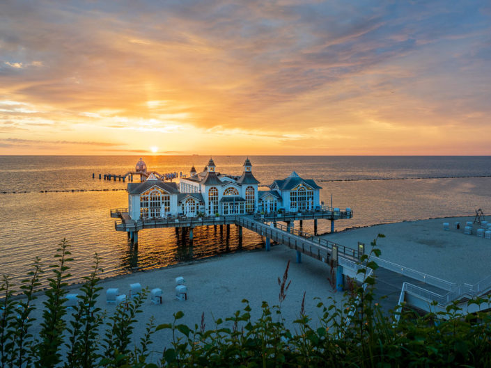 Seebrücke Sellin zum Sonnenaufgang