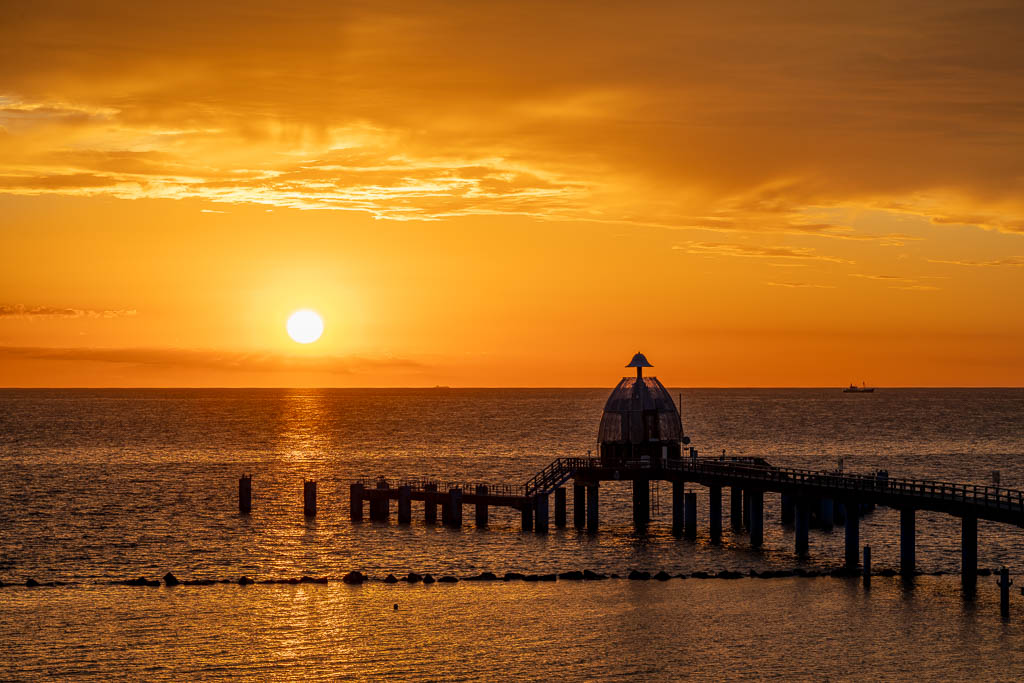 Die Tauchgondel von Sellin zum Sonnenaufgang