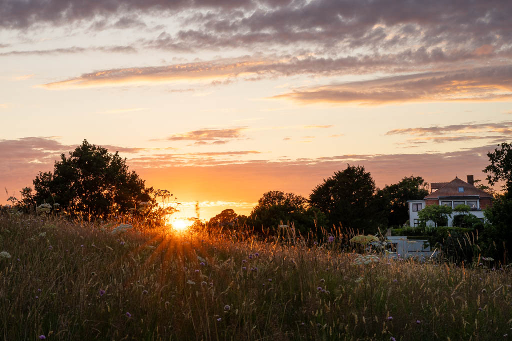 Sonnenuntergang in Göhren